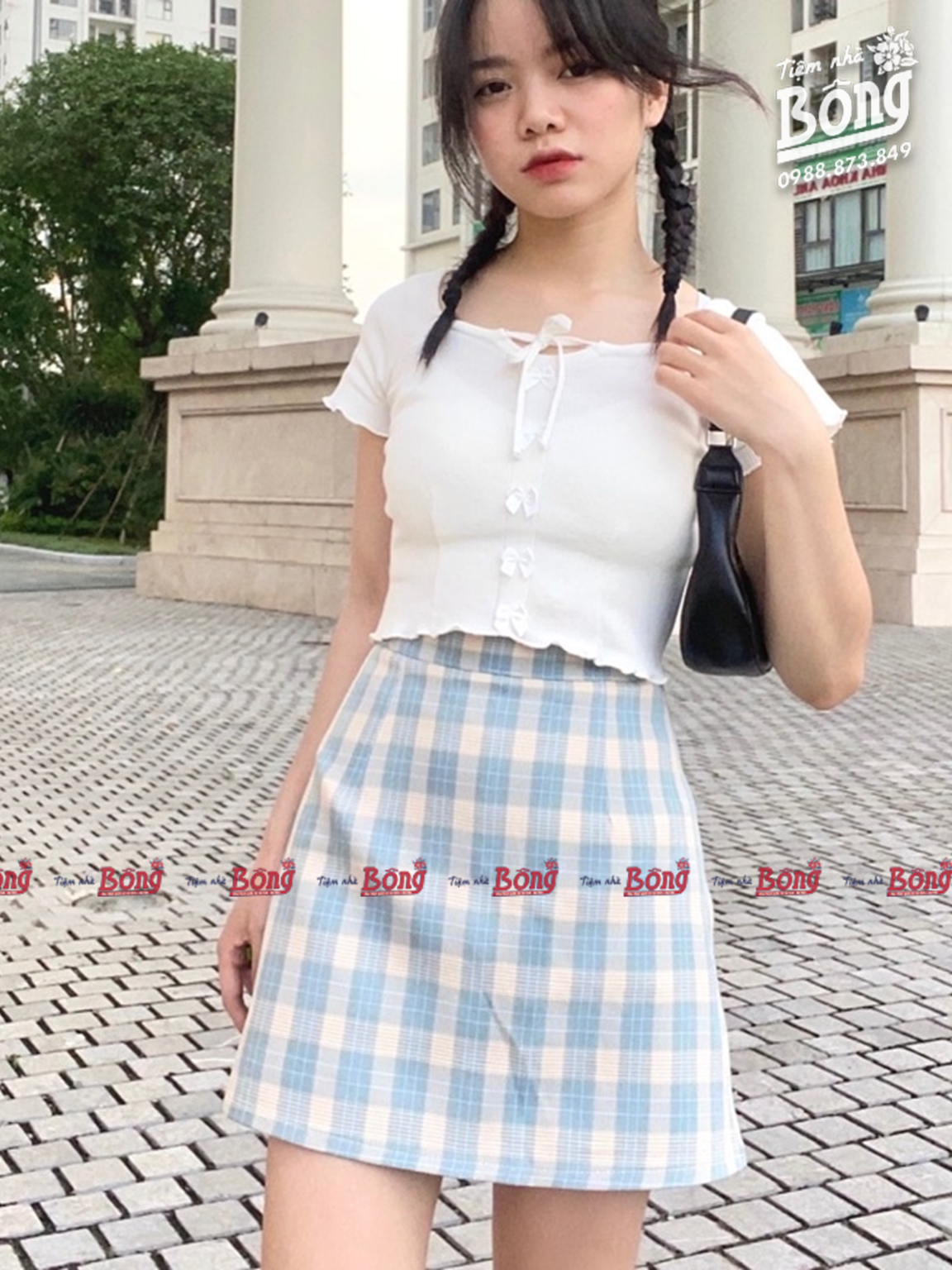 Chân Váy Tennis caro Quảng Châu Loại 1 ( 7 màu có clip, ảnh thật, có size