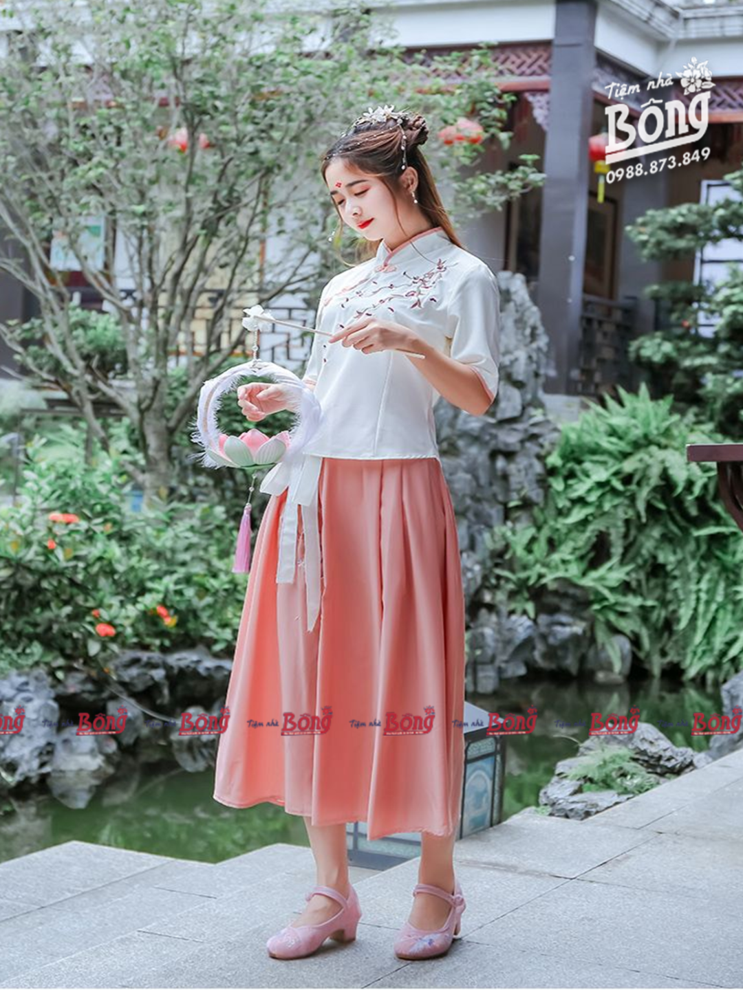 Set Hán Phục Cách Tân Anh Đào 02