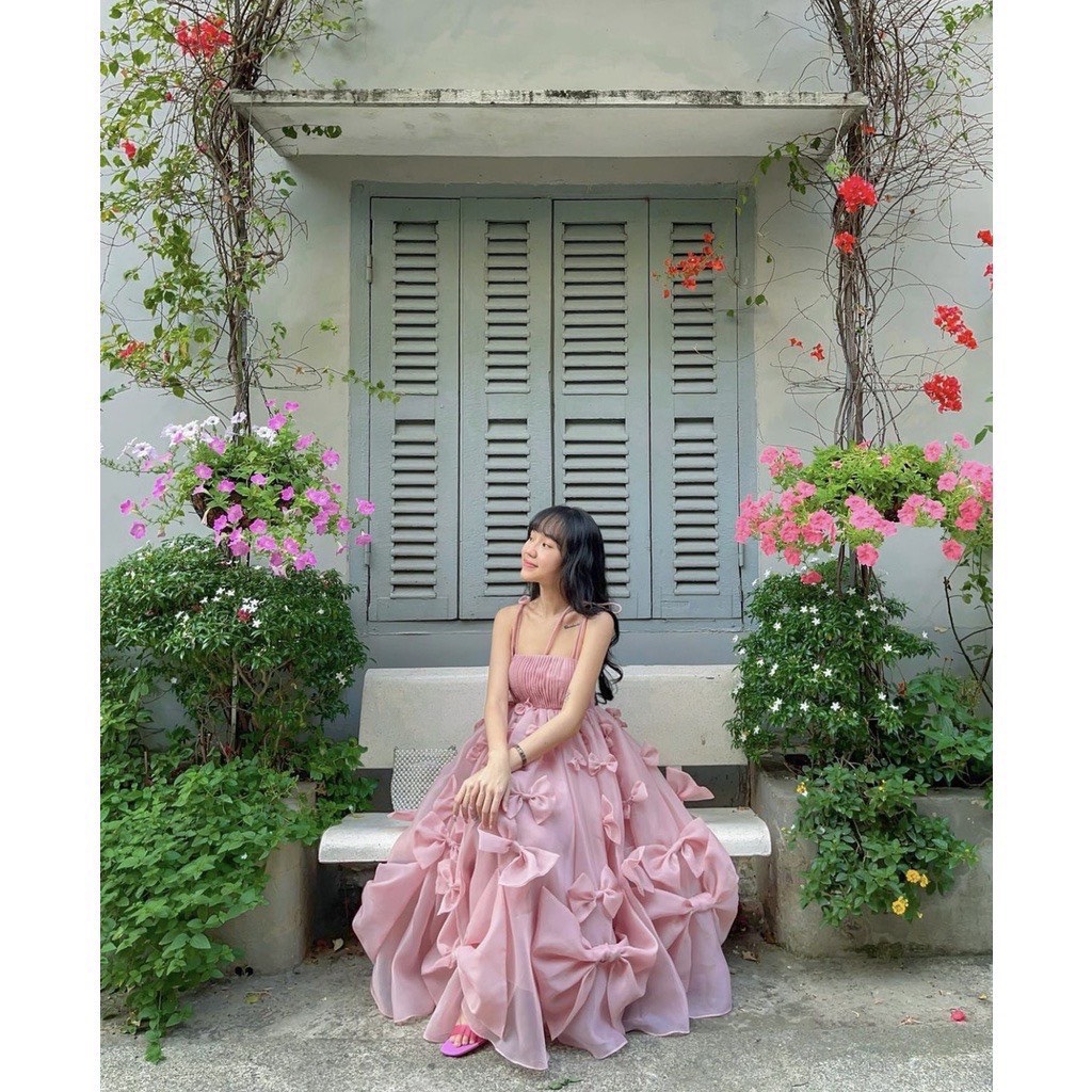 Váy hai dây xòe công chúa, Đầm xòe 2 dây bản to hàng thiết kế giá cực ưu  đãi, váy đi chơi dự tiệc dáng xòe | Shopee Việt Nam