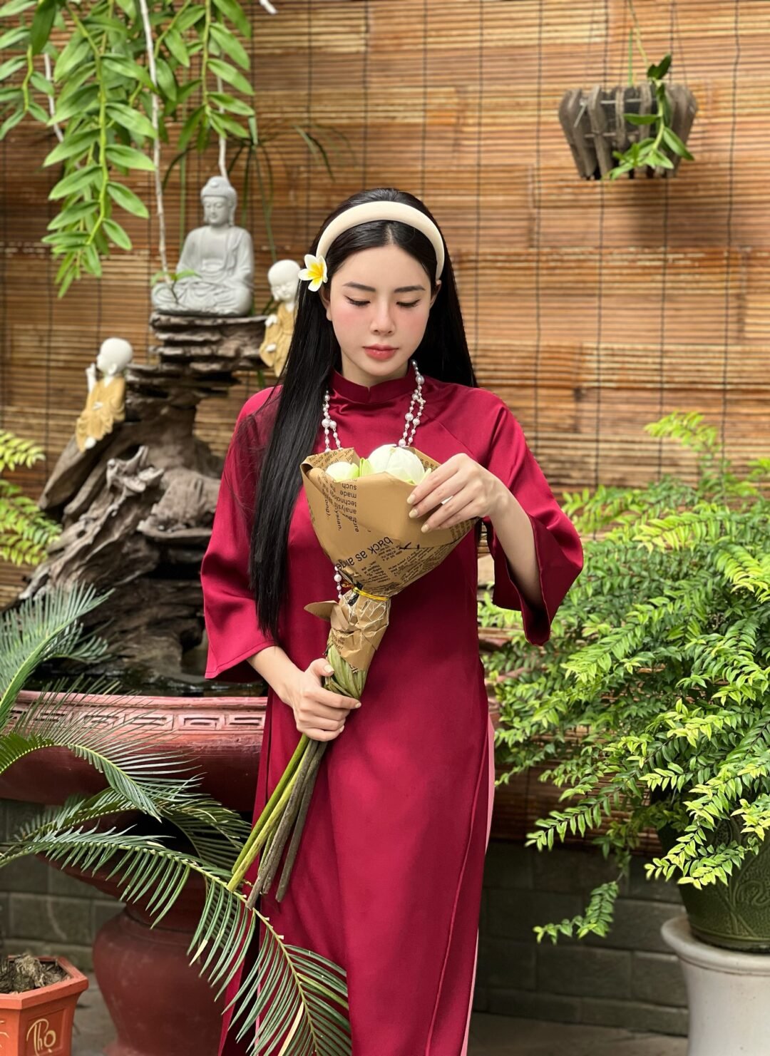 Áo Dài Tây Thi Đỏ Đô