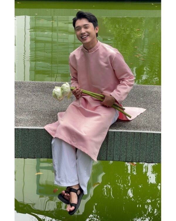 Cho Thuê Áo Dài Cách Tân Nam Trơn 4 Màu