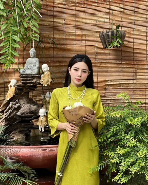 Cho Thuê Áo Dài Tây Thi Xanh Lá Tươi (Có Bigsize)