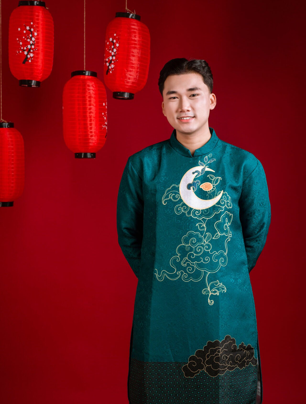 Cho Thuê Áo Dài Nam Ánh Trăng Và Mây Xanh