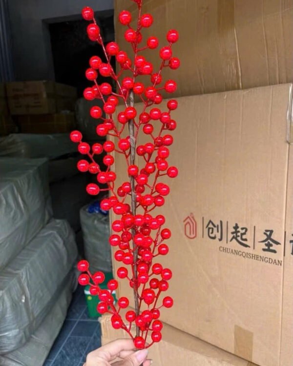 Cho Thuê Cành Đào Đông Cầm Tay Cherrry Đỏ