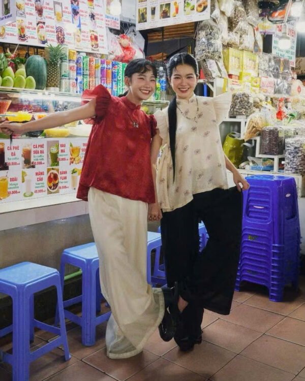 Cho Thuê Set Yếm Hoàng Mai REMMUS Hồng