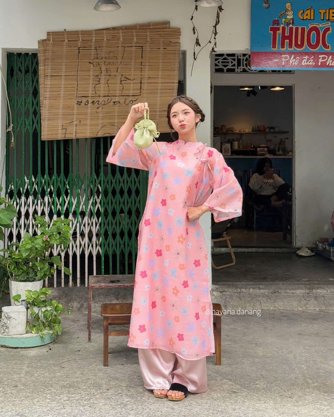 Cho Thuê Áo Dài Lục Mai Hồng HVN  ( Có Bigsize )