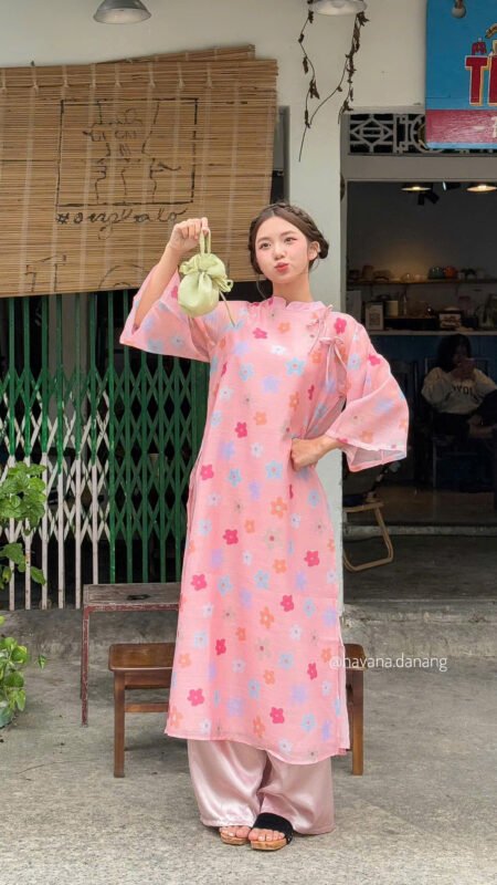 Cho Thuê Áo Dài Lục Mai Hồng HVN  ( Có Bigsize )