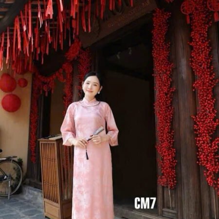 Cho Thuê Áo Dài Rồng Bay Phượng Múa Hồng ( Có Bigsize )