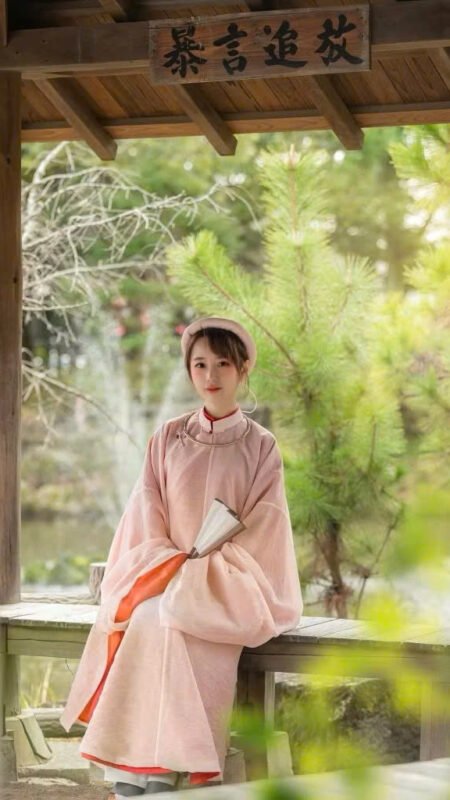 Cho Thuê Áo Tấc Nữ Tay Thụng Trơn Cam Đào (Kèm Mấn - Có Bigsize)