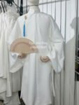 Cho Thuê Áo Tấc Nam Tay Thụng Tafta Trắng (Kèm Mấn)