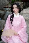 Cho Thuê Viên Lĩnh Hồng Thêu Hoa Anh Đào