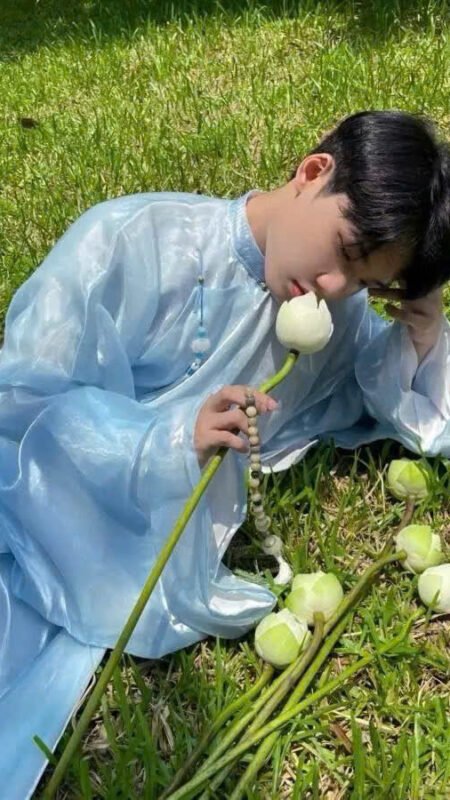 Cho Thuê Áo Tấc Nữ Tay Thụng Tơ Sống Xanh Dương (Kèm Mấn)