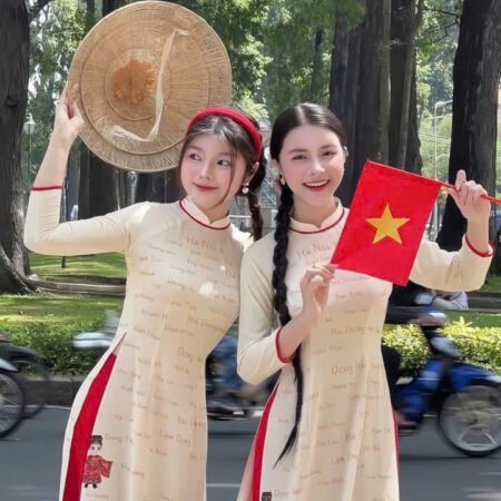 Cho Thuê Áo Dài Giải Phóng Kem (Có Bigsize)