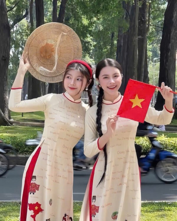 Cho Thuê Áo Dài Giải Phóng Kem (Có Bigsize)