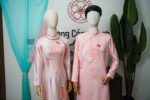 Cho Thuê Áo Dài Long Phụng Cát Tường Hồng