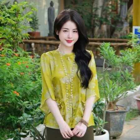 Cho Thuê Set Pháp Phục Túi Tiền Xanh Cốm