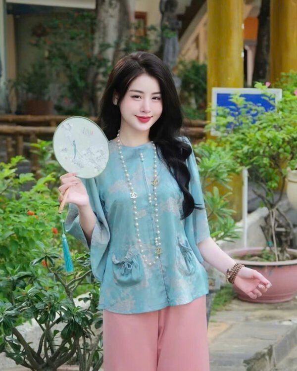 Cho Thuê Set Pháp Phục Túi Tiền Xanh Mint