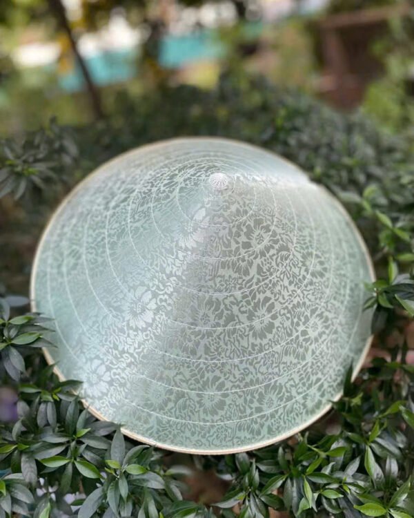 Cho Thuê Nón Lá Gấm Lụa Xanh Mint