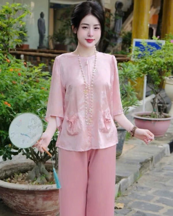 Cho Thuê Set Pháp Phục Túi Tiền Hồng