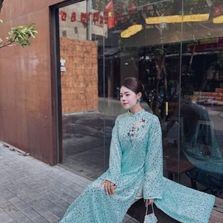 Cho Thuê Áo Dài Nữ Kim Sa Hoạ Thuỷ