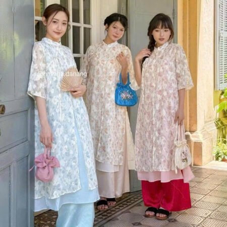 Cho Thuê Áo Dài Tulip Bích Hồ HVN (3 Màu)