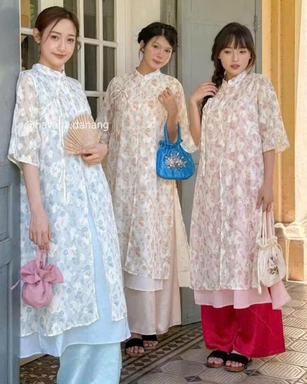 Cho Thuê Áo Dài Tulip Bích Hồ HVN (3 Màu)