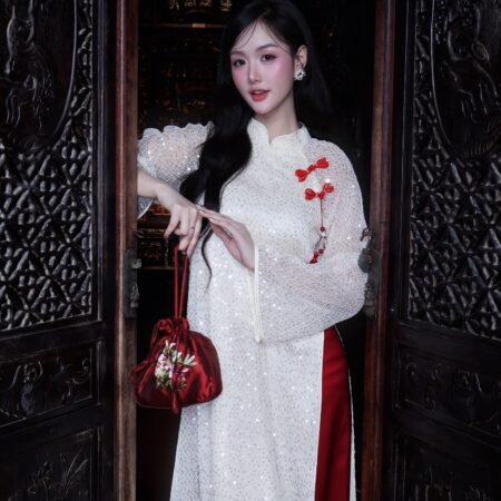 Cho Thuê Áo Dài Trắng Kim Sa
