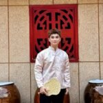 Cho Thuê Áo Dài Nam Hồng Thêu Hoa