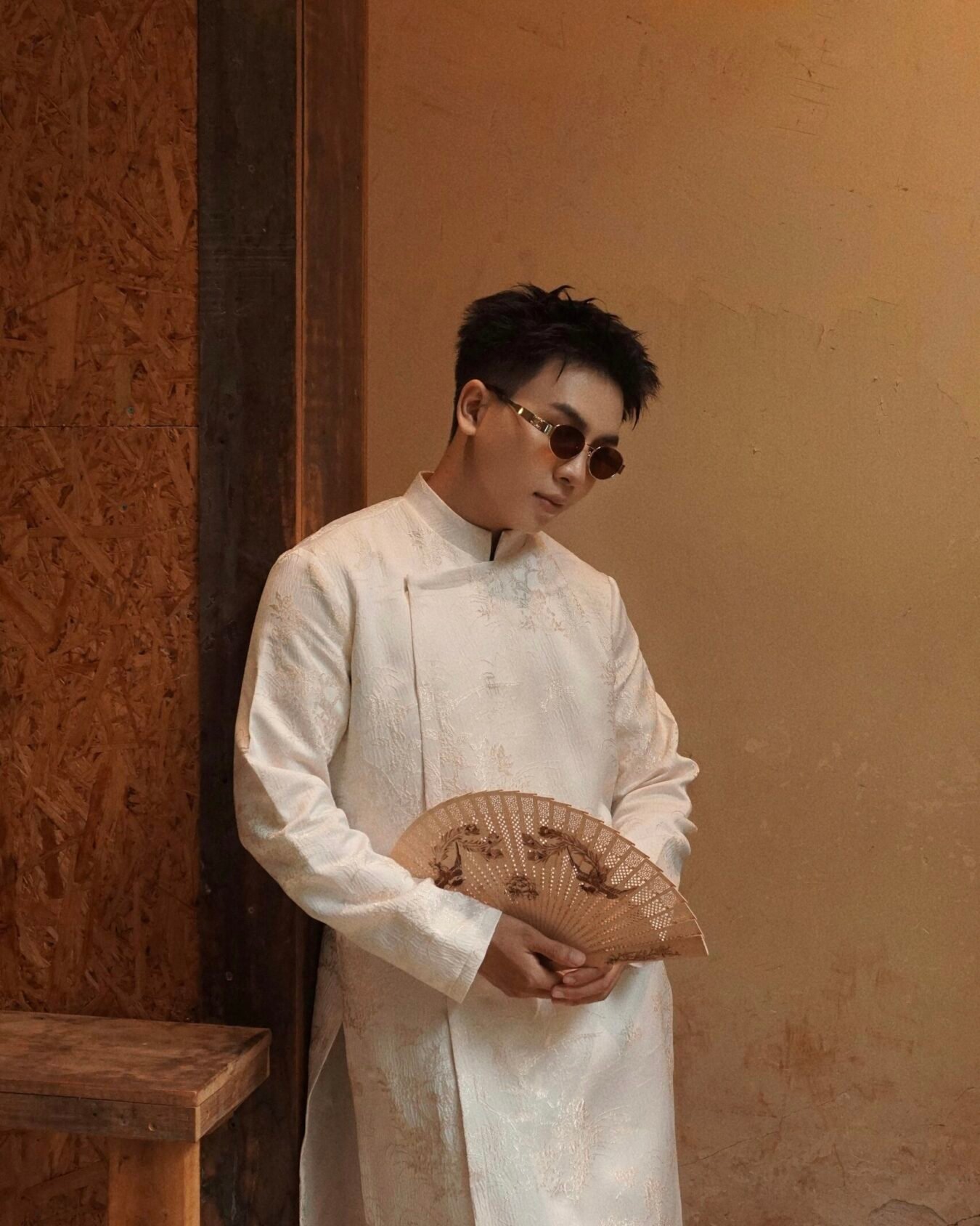 Cho Thuê Áo Dài Nam Kem Gấm Thượng Uyển Jacob Studio