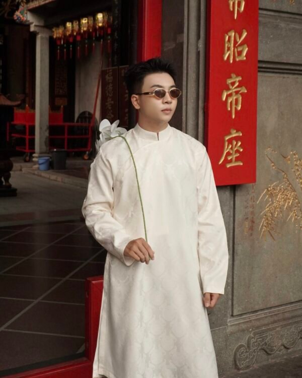 Cho Thuê Áo Dài Nam Kem Đồng Tiền Jacob Studio