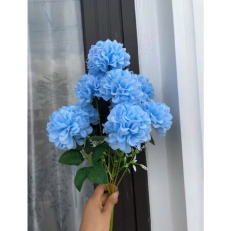 Cho Thuê Cành Hoa Cẩm Tú Cầu Xanh Da Trời