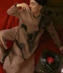 Cho Thuê Áo Dài Nam Nâu Đen Magnus Voan 2 Lớp L