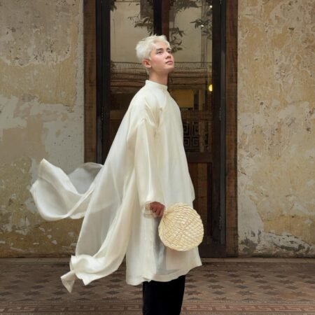 Cho Thuê Áo Dài Nam Kem Ngũ Thân 3 Lớp Đan Tơ