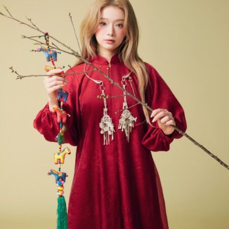 Cho Thuê Áo Dài Linh Sa Remmus Đỏ