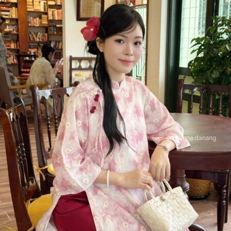 Cho Thuê Áo Dài Nữ Đỏ Đông Mai Havana (Có Bigsize)