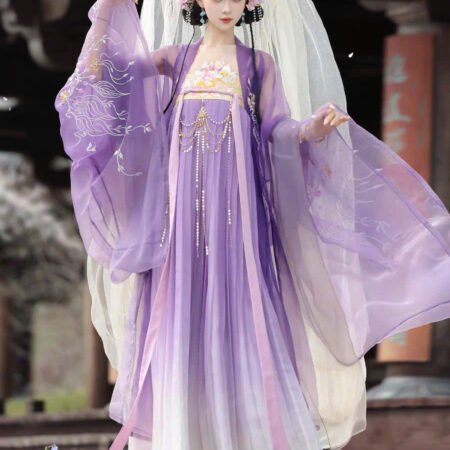 Hán Phục Cổ Trang Nữ Tím