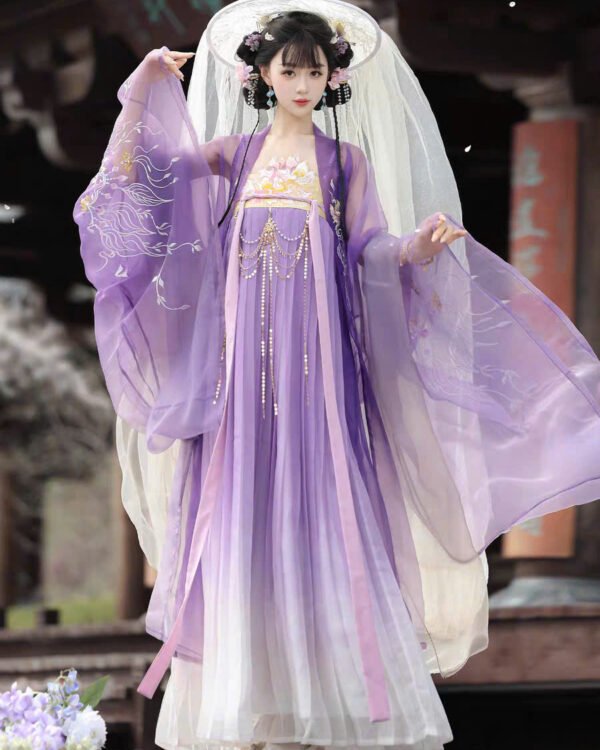 Hán Phục Cổ Trang Nữ Tím
