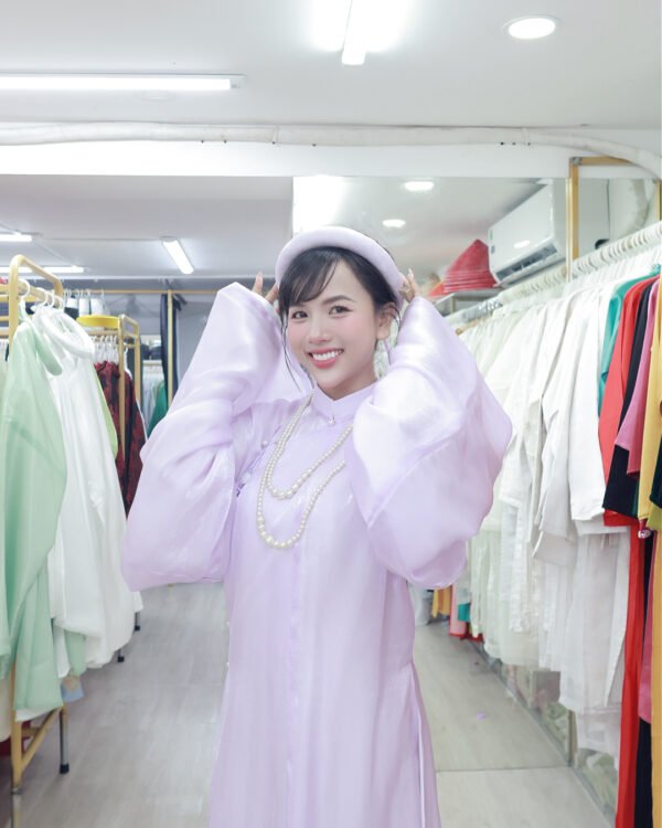 Cho Thuê Áo Tấc Tím Nhạt