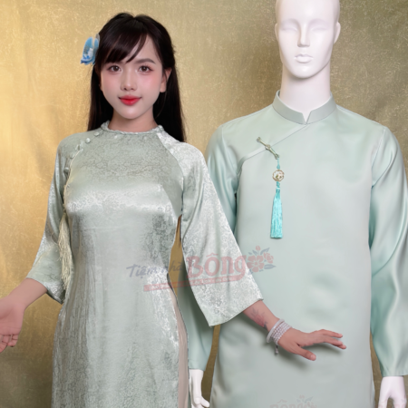 Thuê Áo Dài Bưng Quả Xanh Ngọc