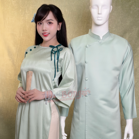 Cho Thuê Áo Dài Bưng Quả Xanh