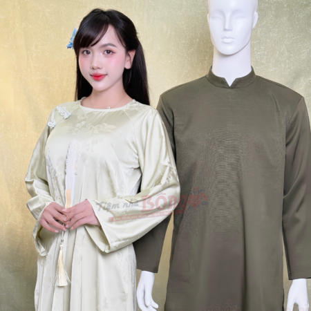 Cho Thuê Áo Dài Bưng Quả Xanh