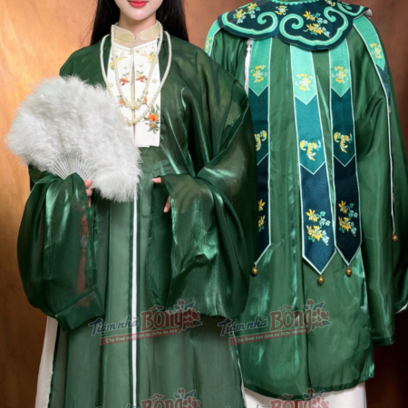 Cho Thuê Áo Bình Lĩnh Xanh Tơ Sống