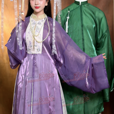 Cho Thuê Áo Bình Lĩnh Tím Tơ Sống