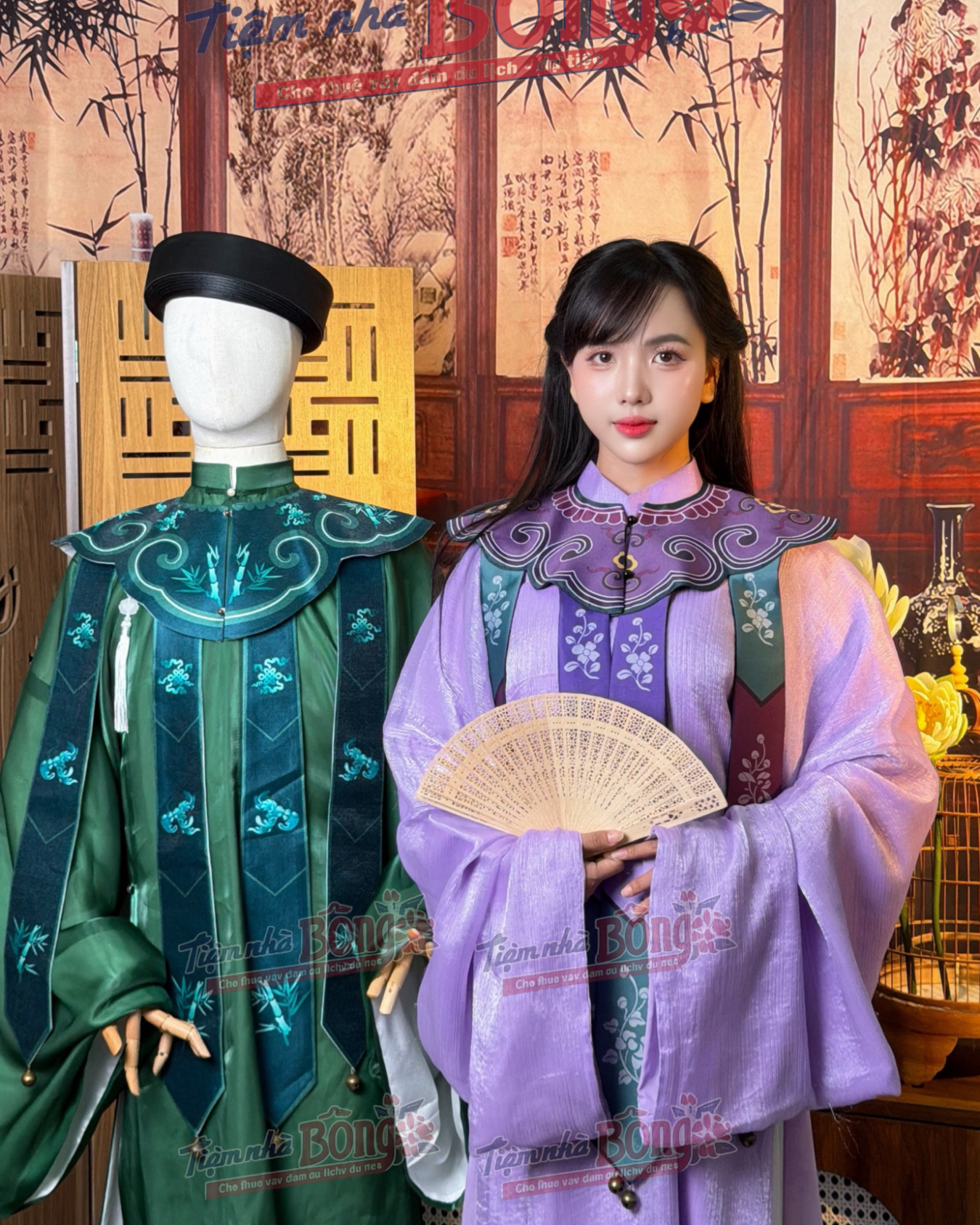 Cho Thuê Vân Kiên Tím Đậm
