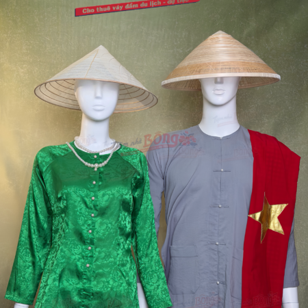 Cho Thuê Áo Bà Ba Nam Xám