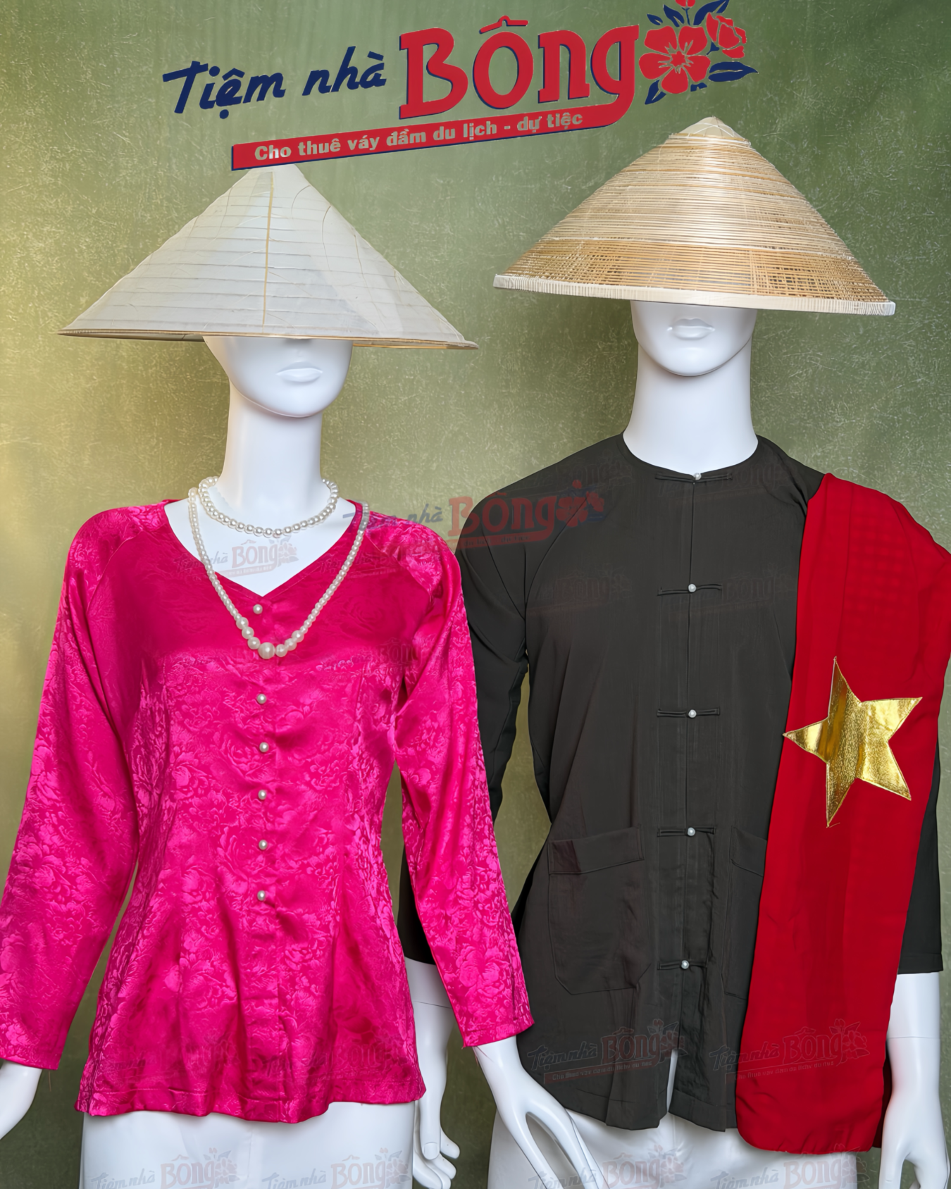 Áo bà ba nữ hồng mang vẻ đẹp dịu dàng và nữ tính. Trang phục phù hợp cho chụp ảnh miền Tây, biểu diễn văn nghệ, quay video và các hoạt động văn hóa truyền thống.