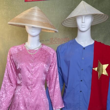 Thuê Áo Bà Ba Nam Xanh Dương Đậm
