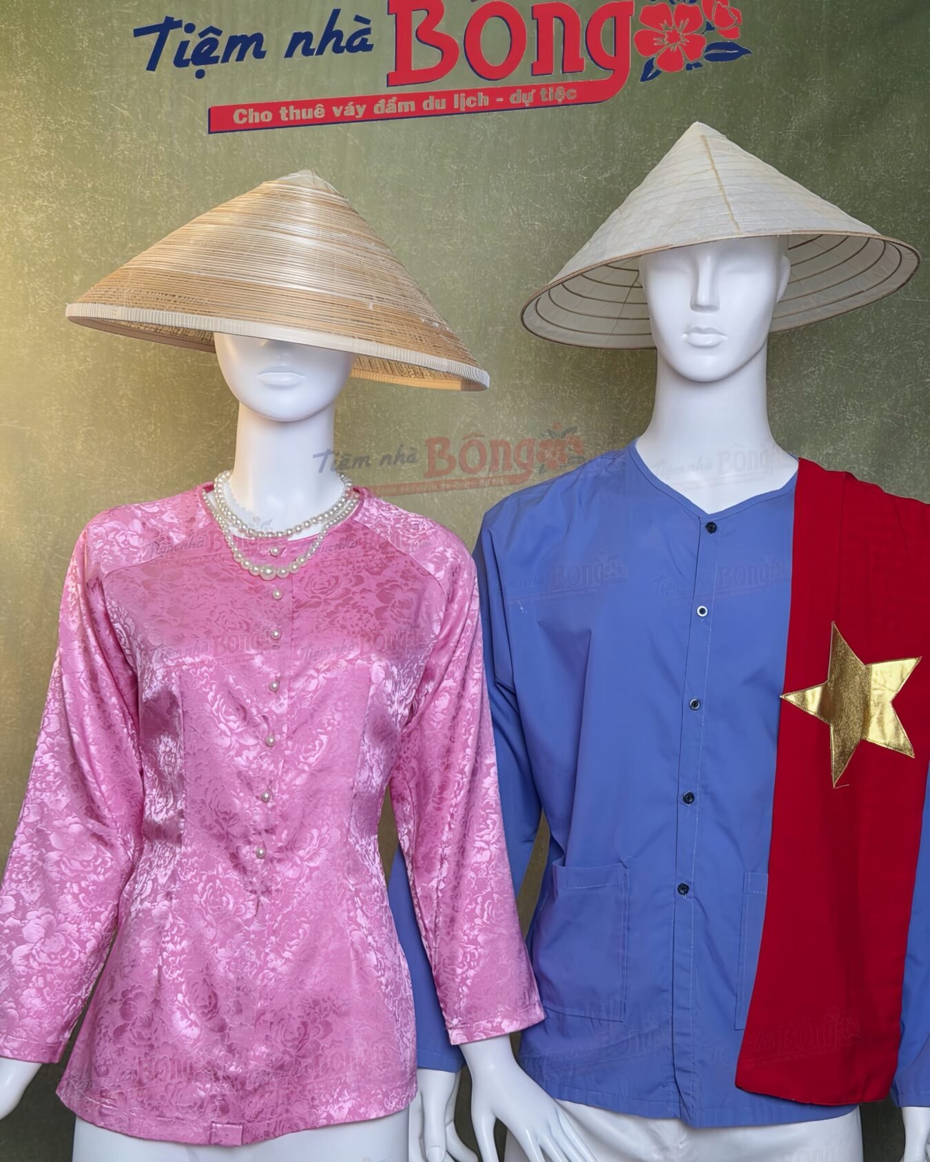 Cho Thuê Áo Bà Ba Nữ Hồng