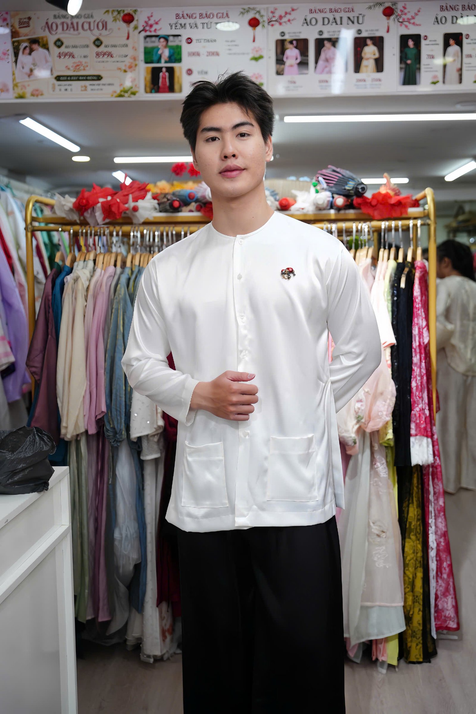 Cho Thuê Áo Bà Ba Trắng Lụa