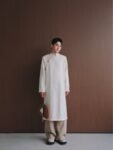 Cho Thuê Áo Dài Nam "SƠN" Trắng Kem YUDAL